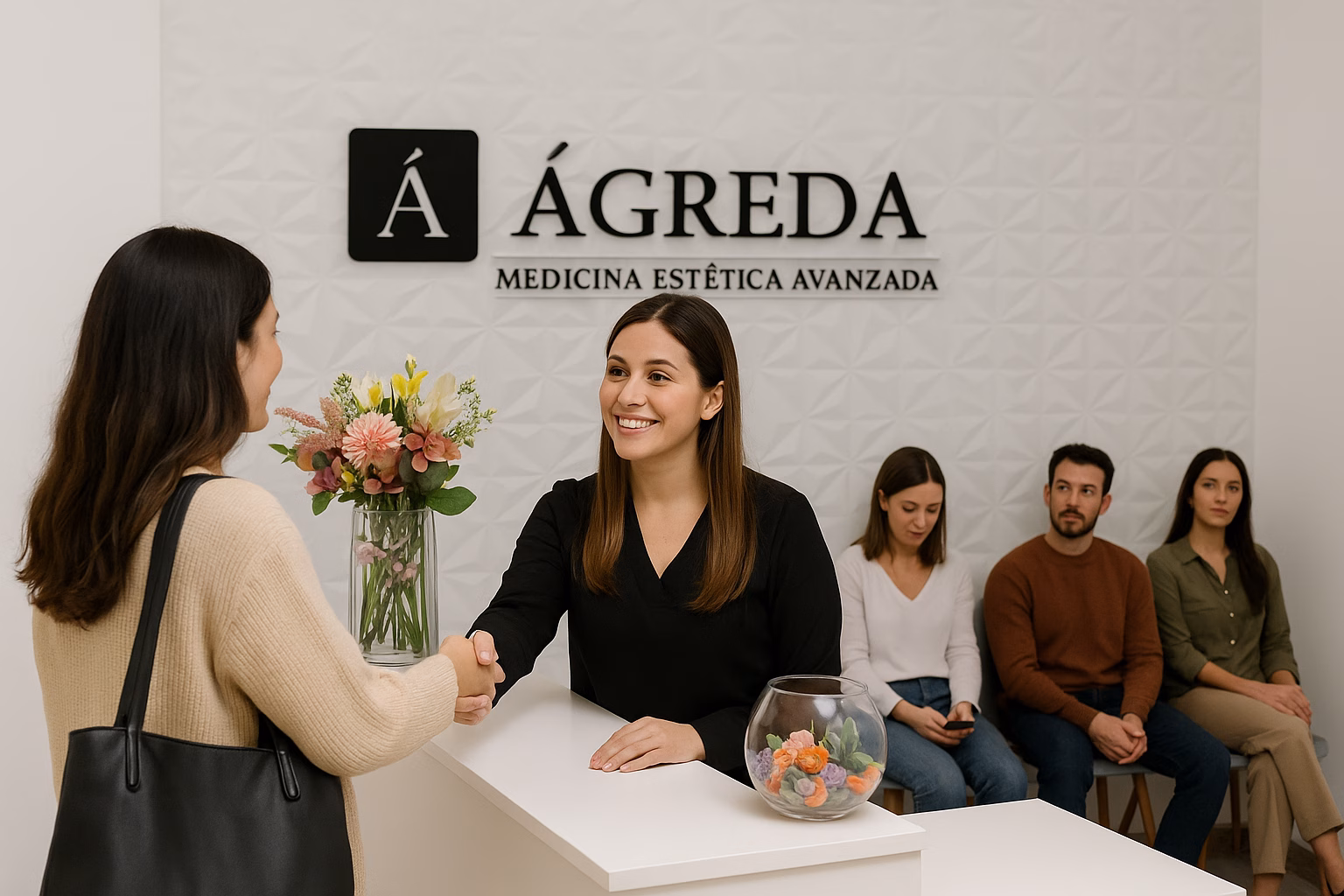 Recepción clínica ÁGREDA y bienvenida profesional